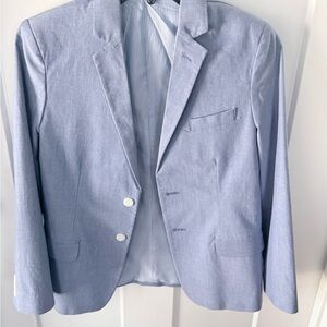 Light Blue Boy’s Blazer - Classic Single-Breasted Style